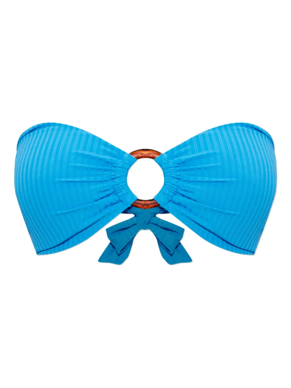 Melissa Odabash Brisbane ring-detail bikini top - Blu