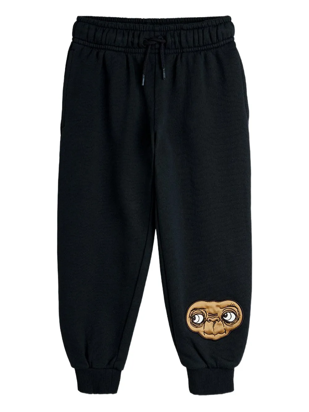Mini Rodini pants con aplique E.T | negro | Image 1