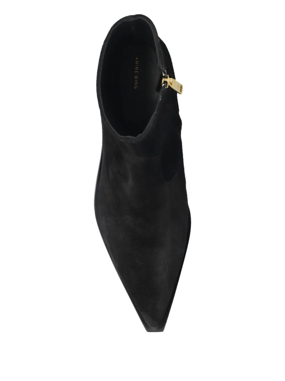 Anine Bing 45mm Pointed-toe Boots In Black