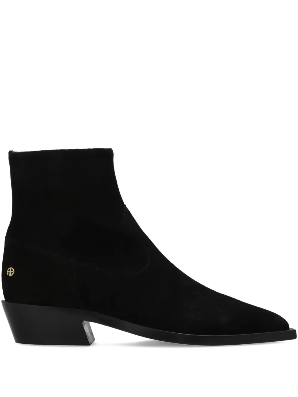 Anine Bing 45mm Pointed-toe Boots In Black
