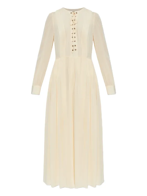 ulla johnson white midi dress Ulla Johnson Pristine Maxi Dress in Embroidered Cotton