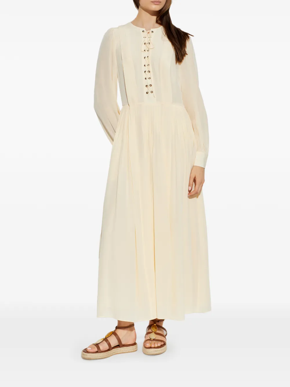 Ulla Johnson Veria lace-up midi dress | Day Dresses | Image 2