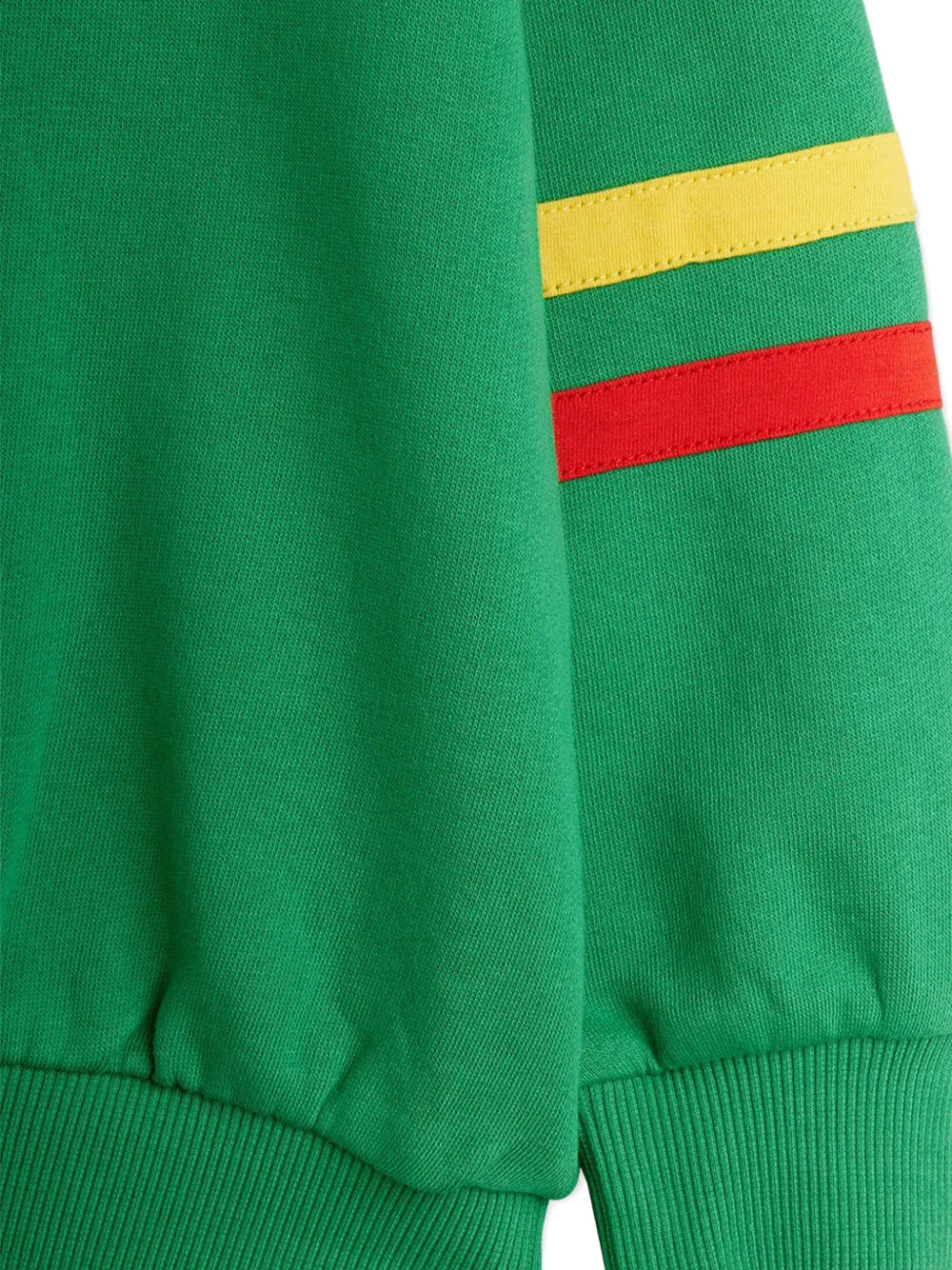 Zip-Neck Striped-Detail Sweater