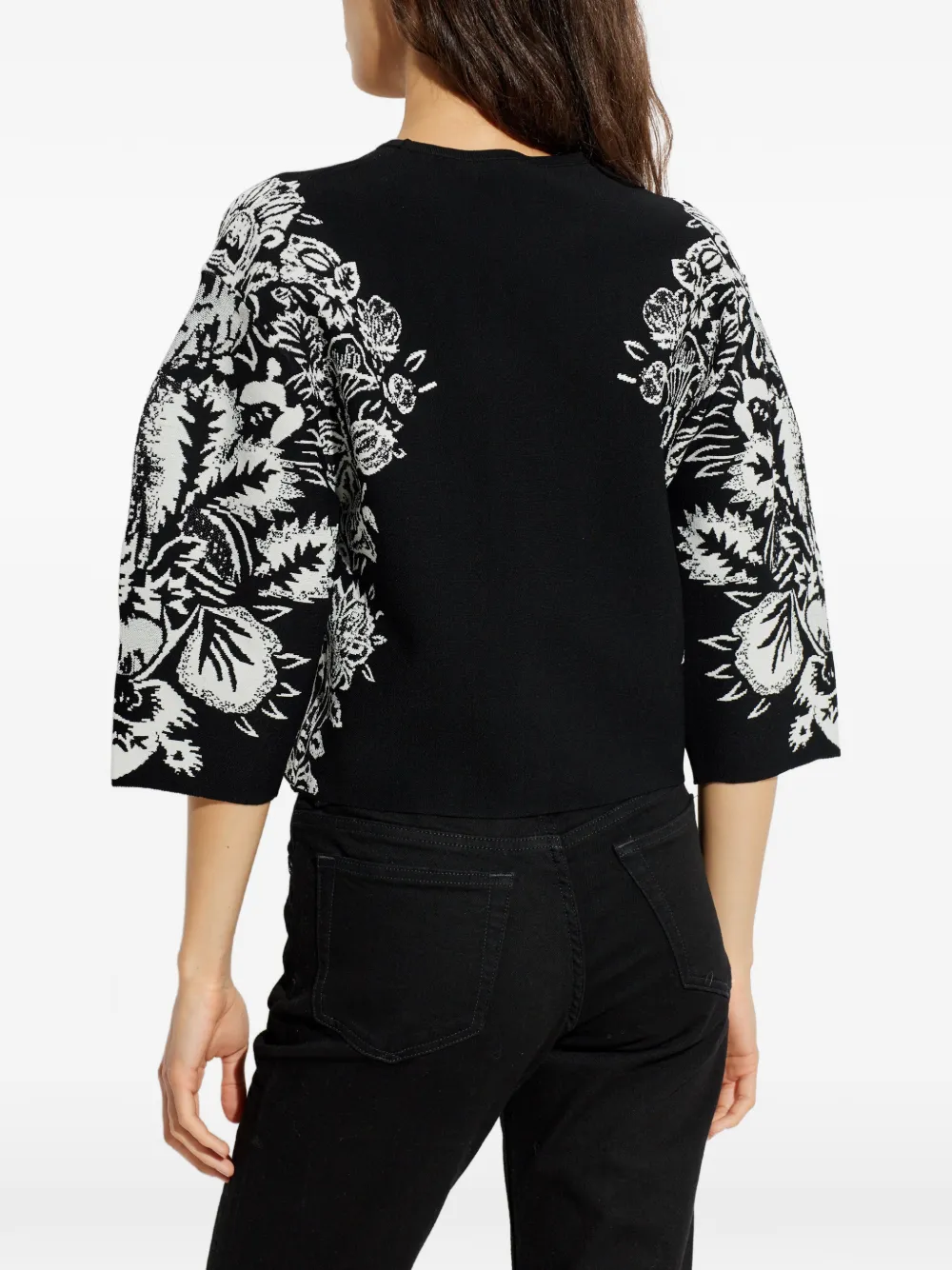 Ulla Johnson Floral-print Blouse In Black