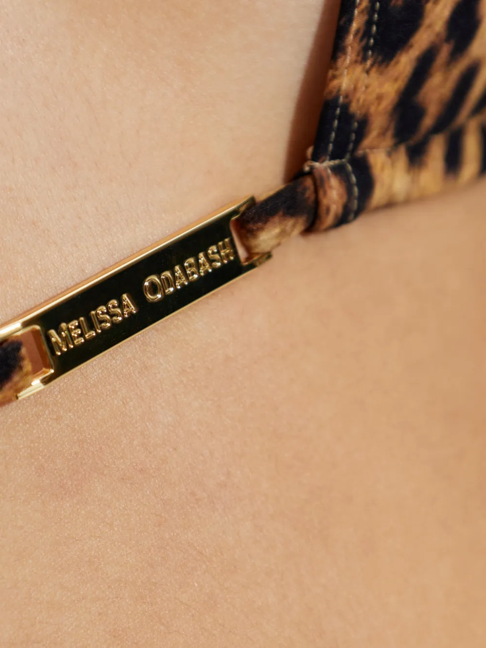 Melissa Odabash Girona bikinitop met dierenprint Bruin