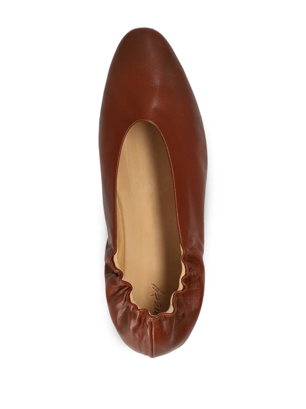 Marsèll Strascico ballerina's met ruches Bruin