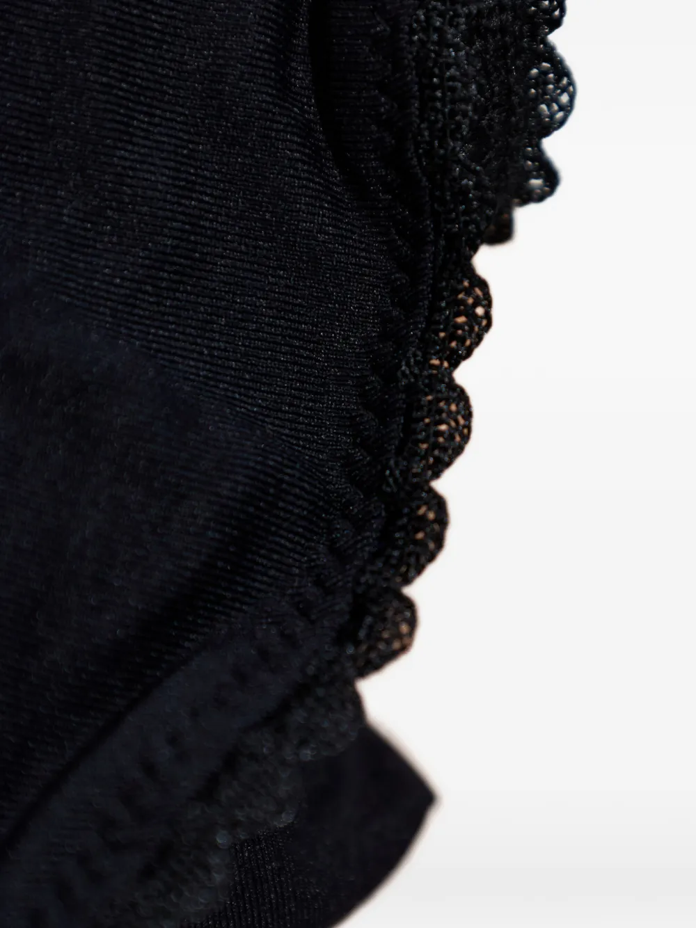 Melissa Odabash Pompano Ruffled-detail Bikini Top In Black