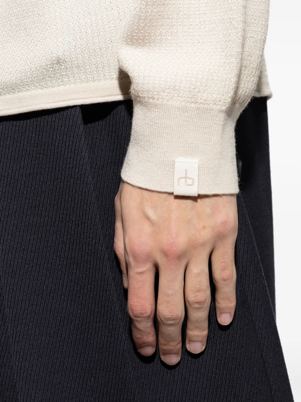 rag & bone Trui met ronde hals Beige