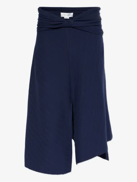 Victoria Beckham front-split midi skirt