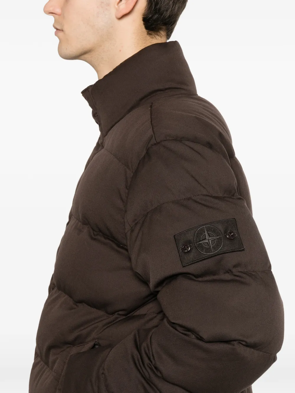 Stone Island ダウンジャケット | ブラウン | FARFETCH JP