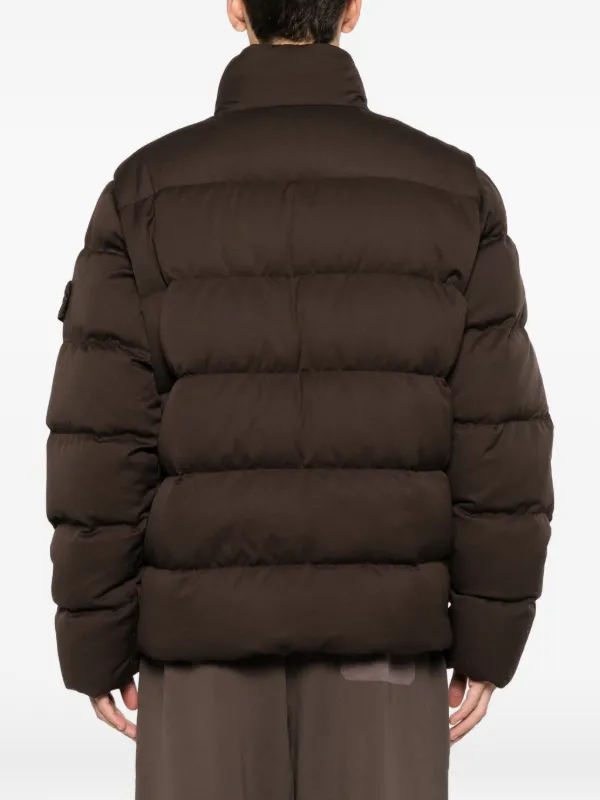 Stone Island ダウンジャケット | ブラウン | FARFETCH JP