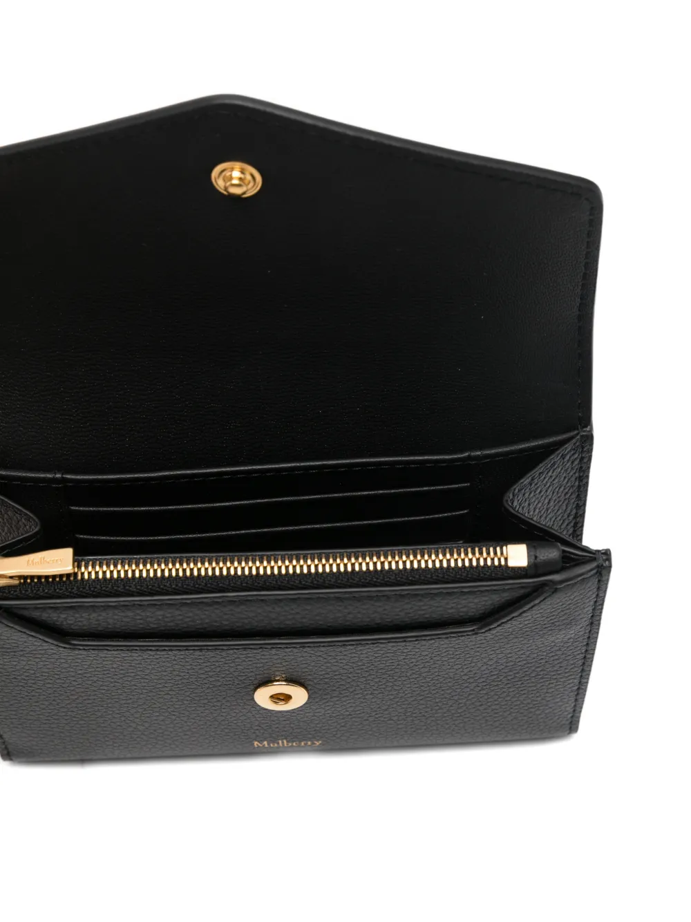 Mulberry flap wallet Zwart