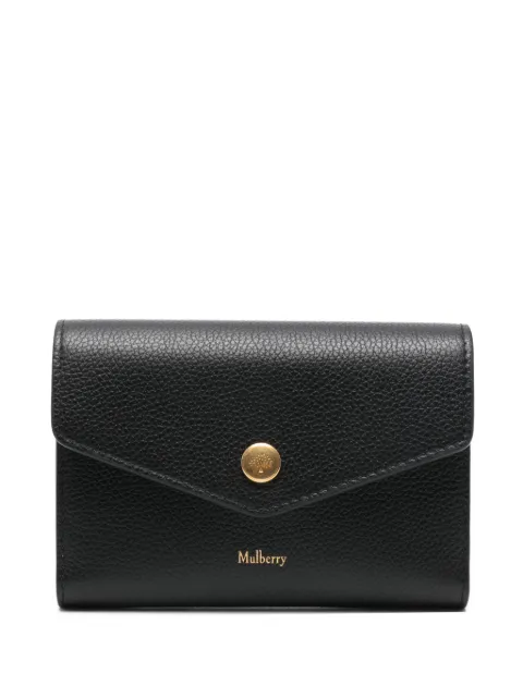Mulberry flap wallet