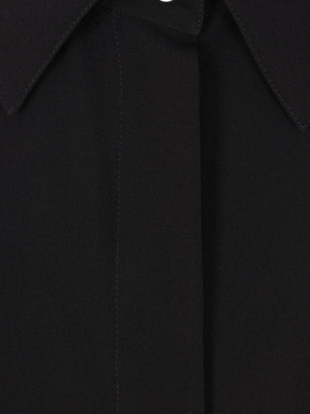 The Row Esetan Silk Shirt In Black