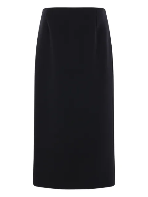 The Row wool midi skirt