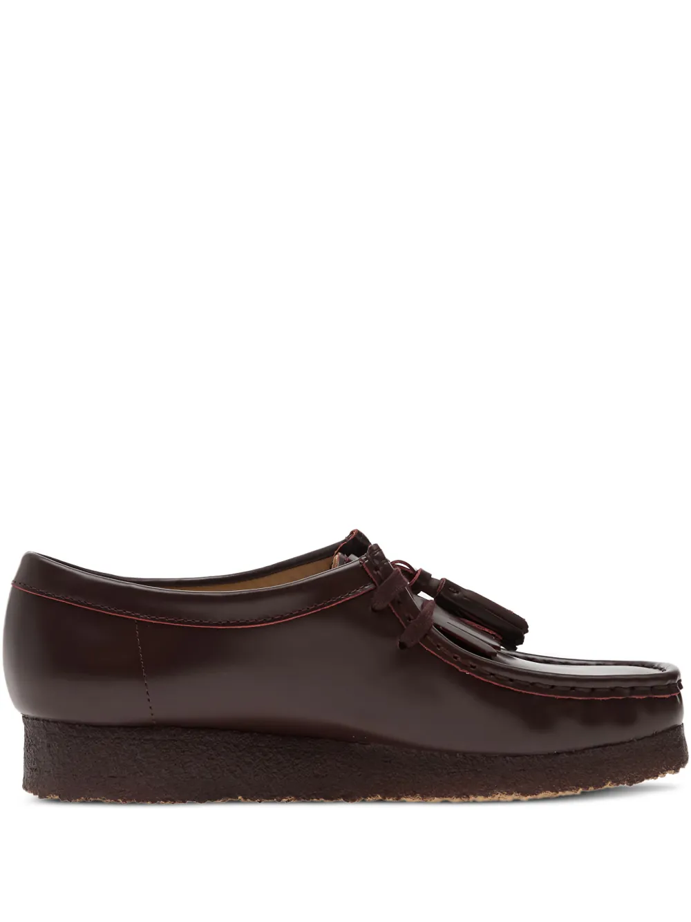 Clarks Originals Wallabee leather Derby shoes - Marrone