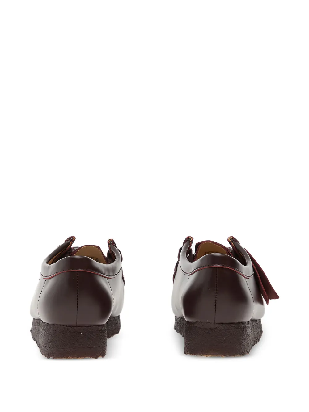 Clarks Originals Wallabee leren derby schoenen Bruin