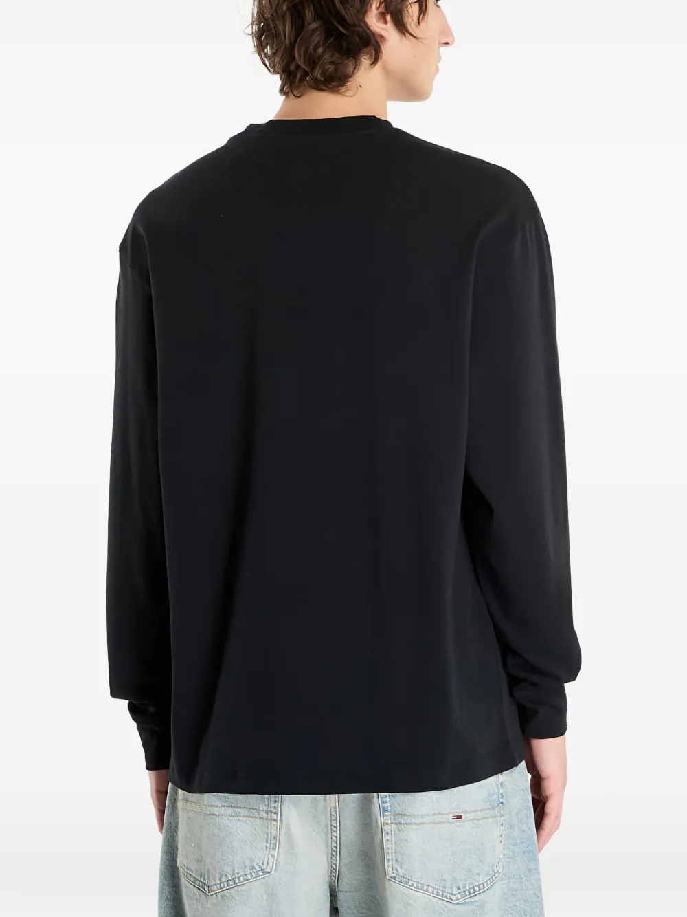 Jordan Brooklyn Long-sleeve T-shirt In Black