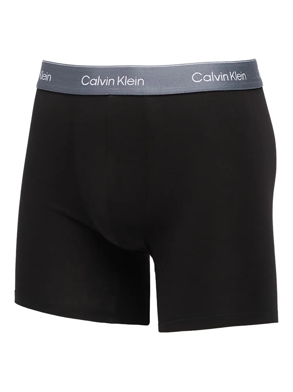 Calvin Klein Drie boxershorts met logoband Zwart
