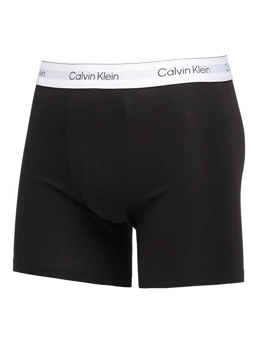 Calvin Klein Drie boxershorts met logoband Zwart