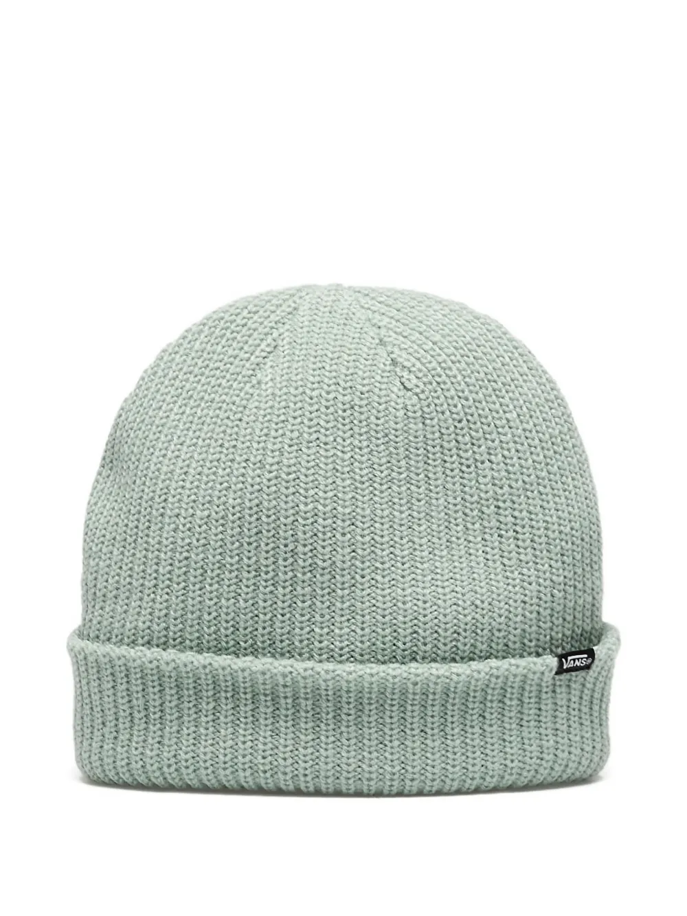 Vans Core Basic Cuff Logo-detailed Beanie Hat In Green