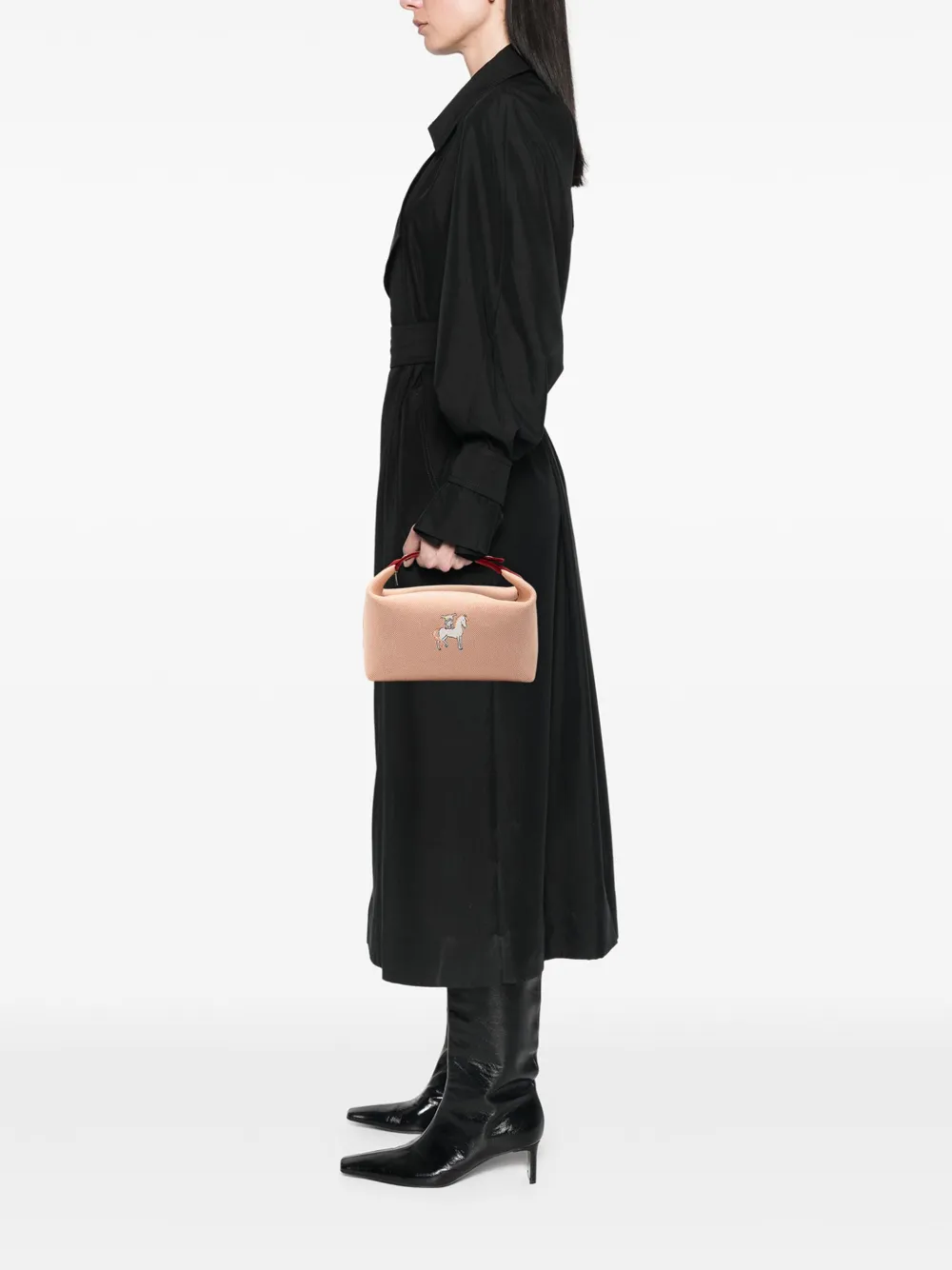 Hermès Pre-Owned 2020-2025 Large Canvas Bride A Brac Cabriole Case vanity bag | Pre-Owned | Image 2