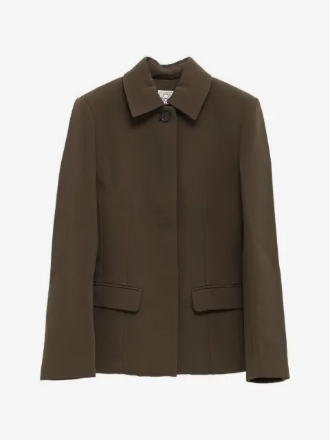 TOTEME notched collar pocket jacket