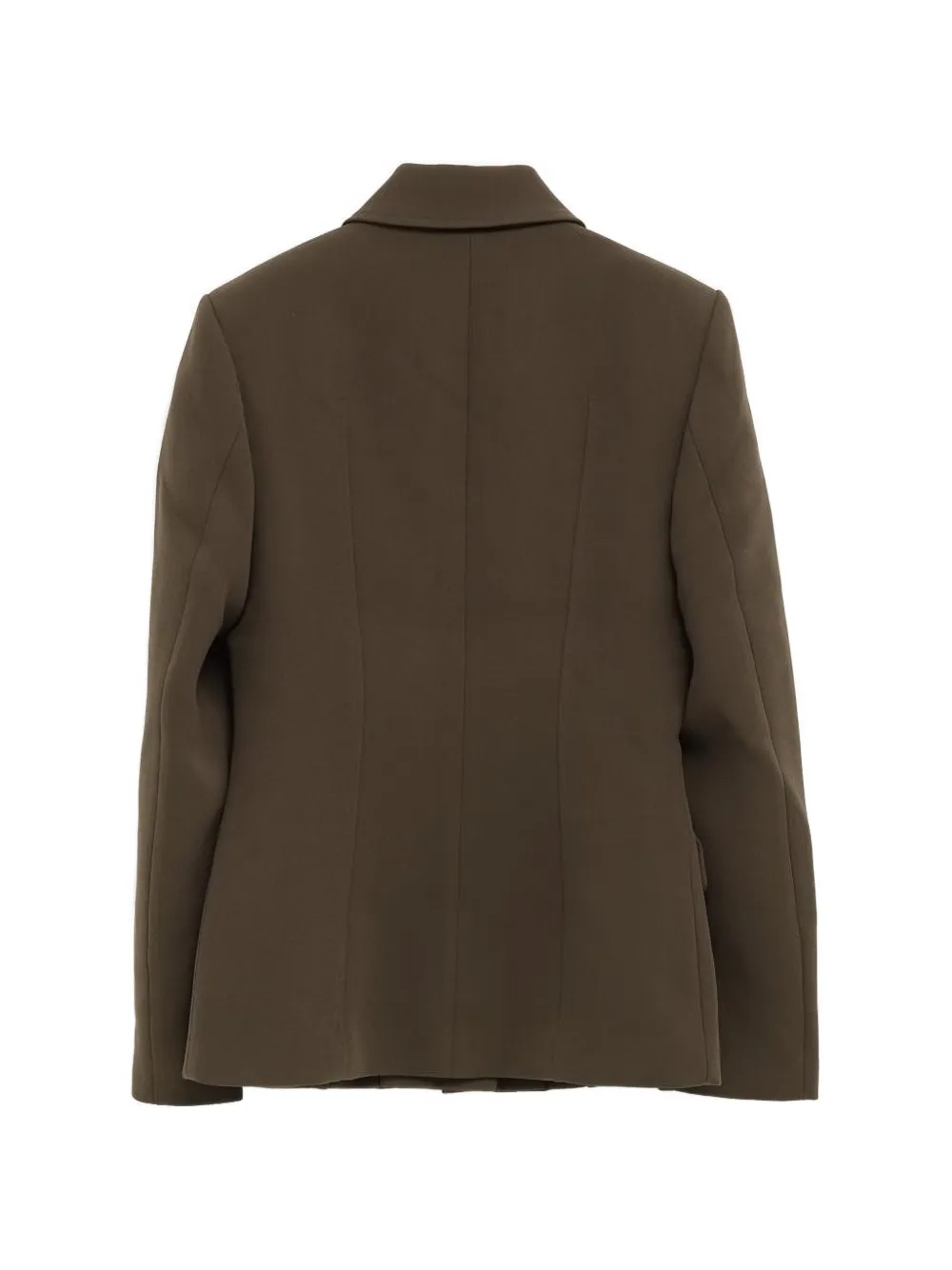 Toteme Notched Collar Pocket Jacket - Brown 