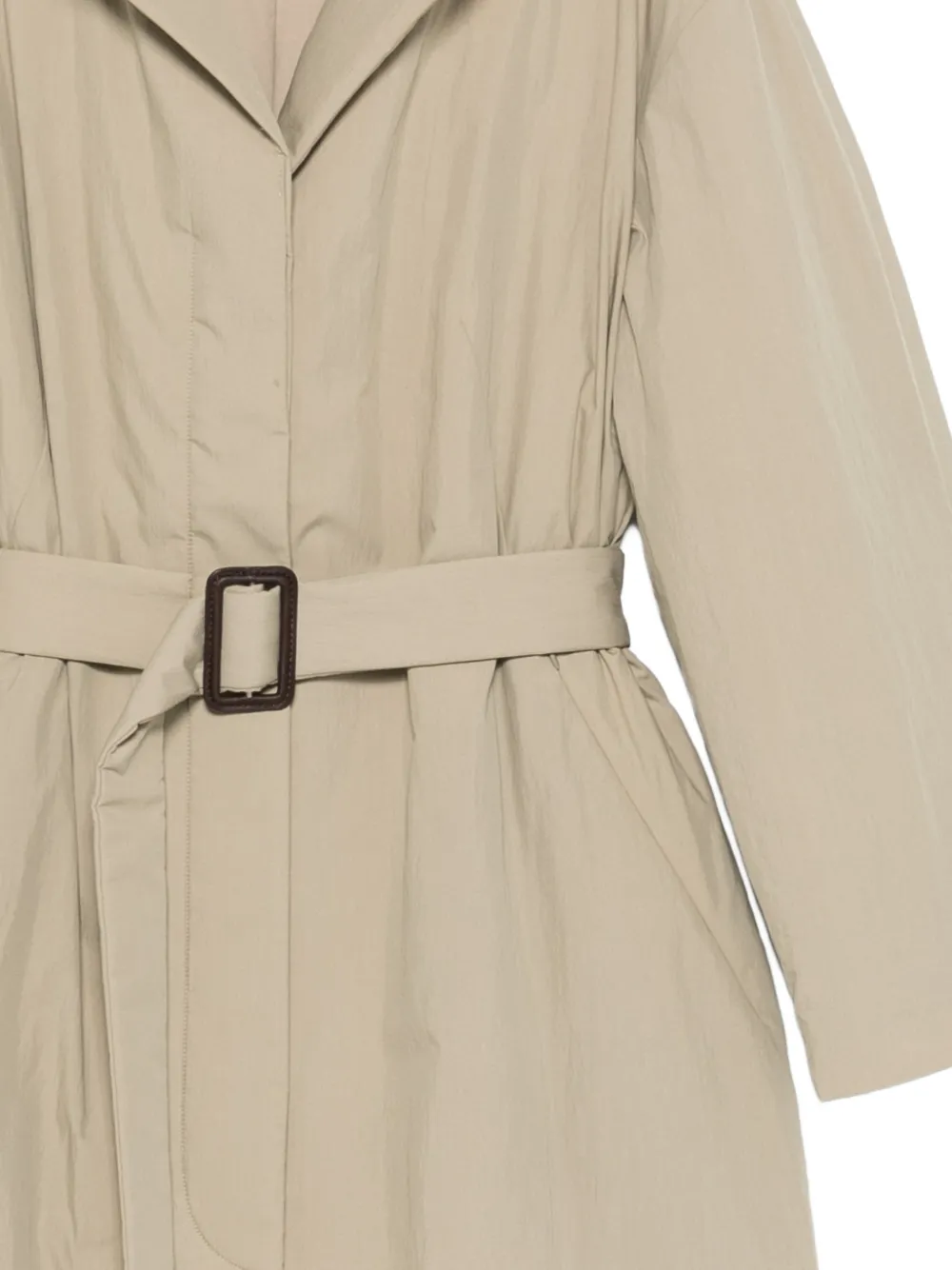 Proenza Schouler White Label Saphira jas met ceintuur Beige