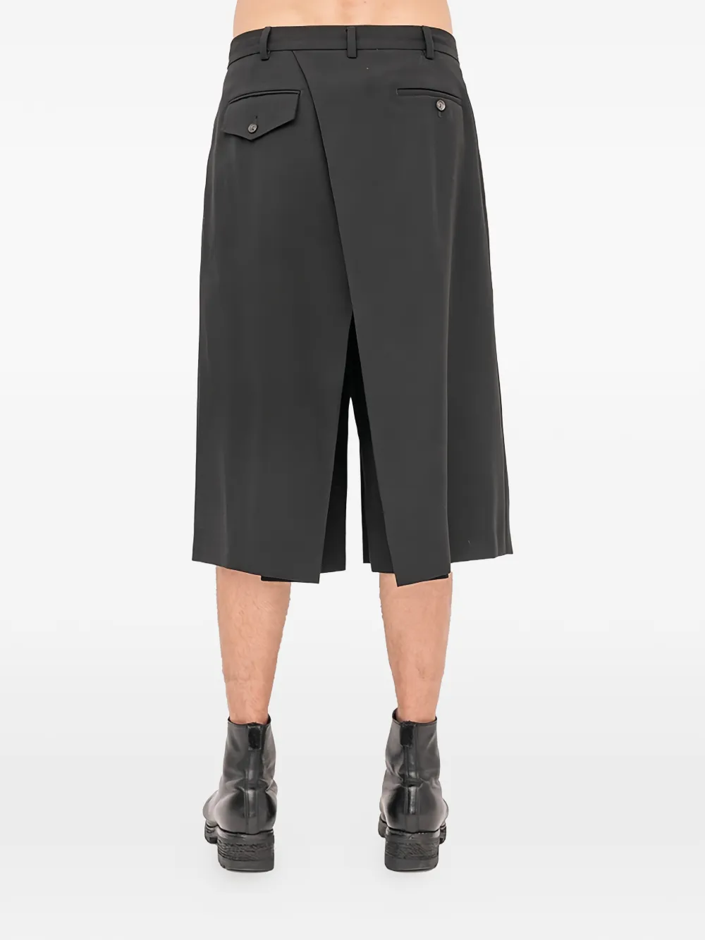 Setchu Hakama geplooide broek Zwart