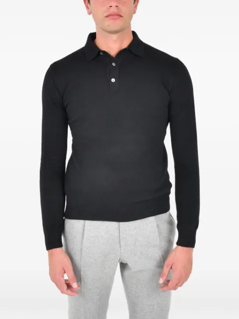 FRANZESE COLLECTION playera tipo polo tejida de canalé