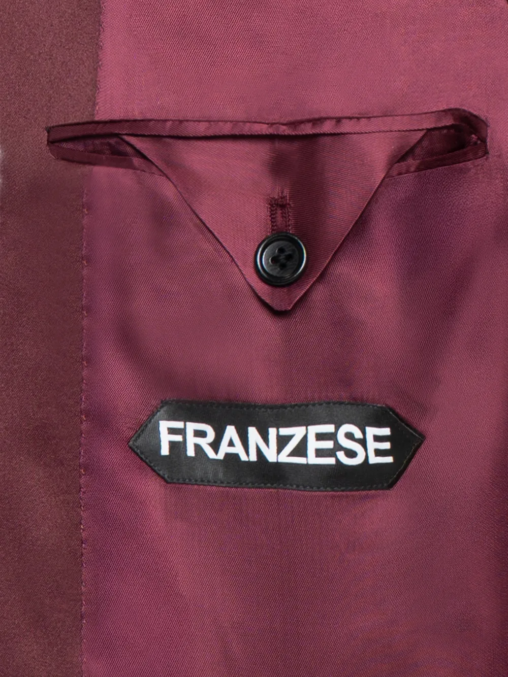 FRANZESE COLLECTION Blazer met enkele rij knopen Rood