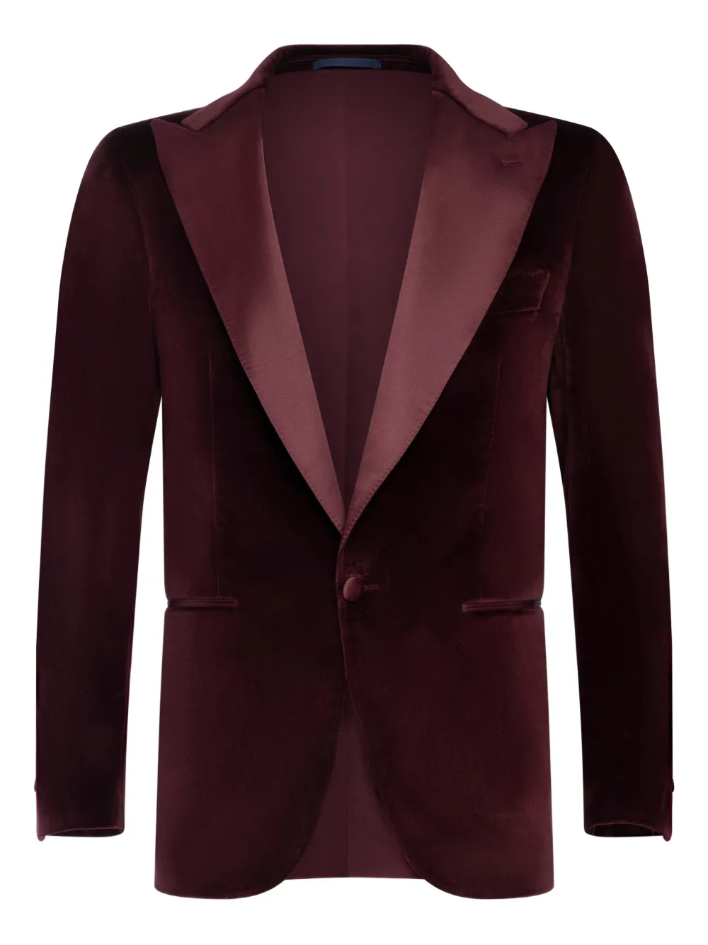 FRANZESE COLLECTION peak-lapel single-breasted blazer | Red | Image 1