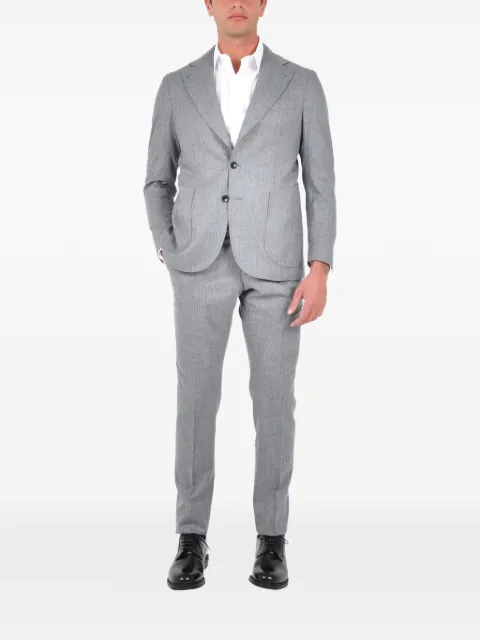 FRANZESE COLLECTION pinstripe buttoned suit