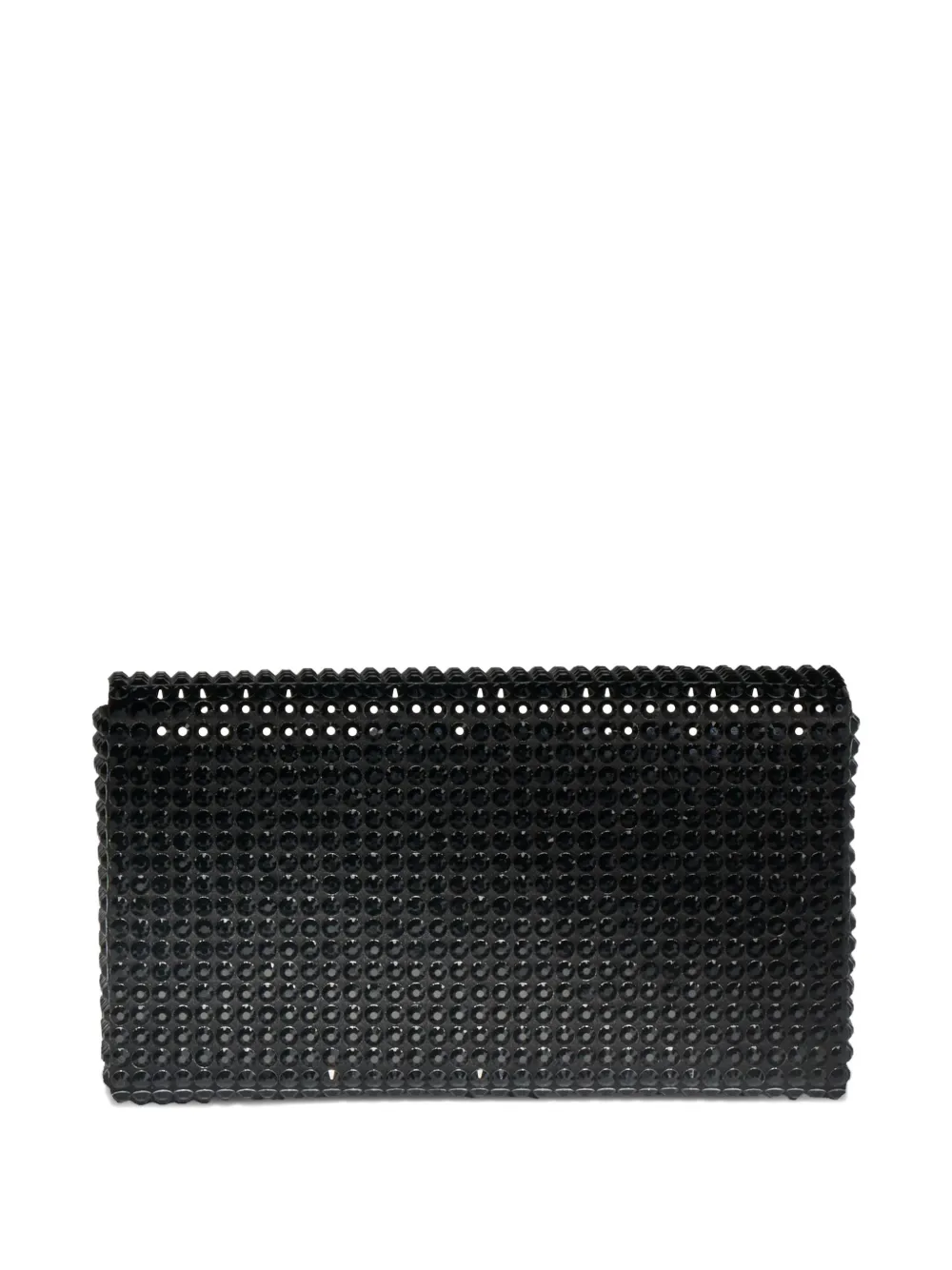Amina Muaddi embellished clutch bag - Zwart