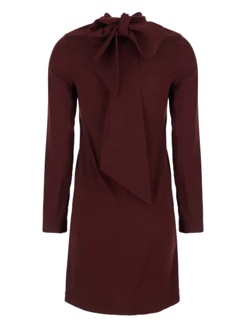 Grifoni mock-neck mini dress