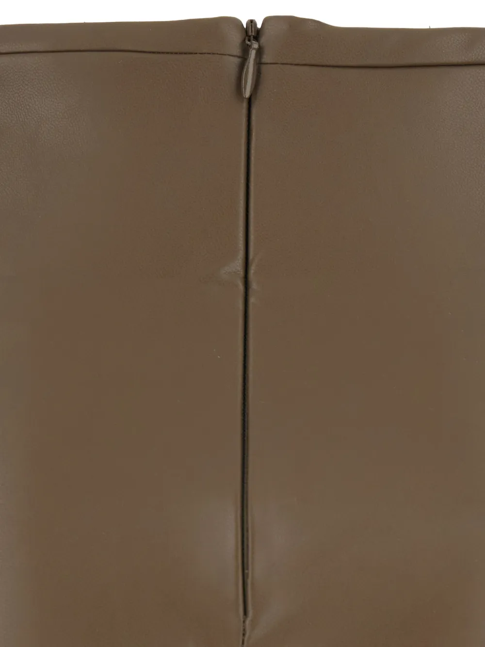 Norma Kamali Midi-rok met split Bruin