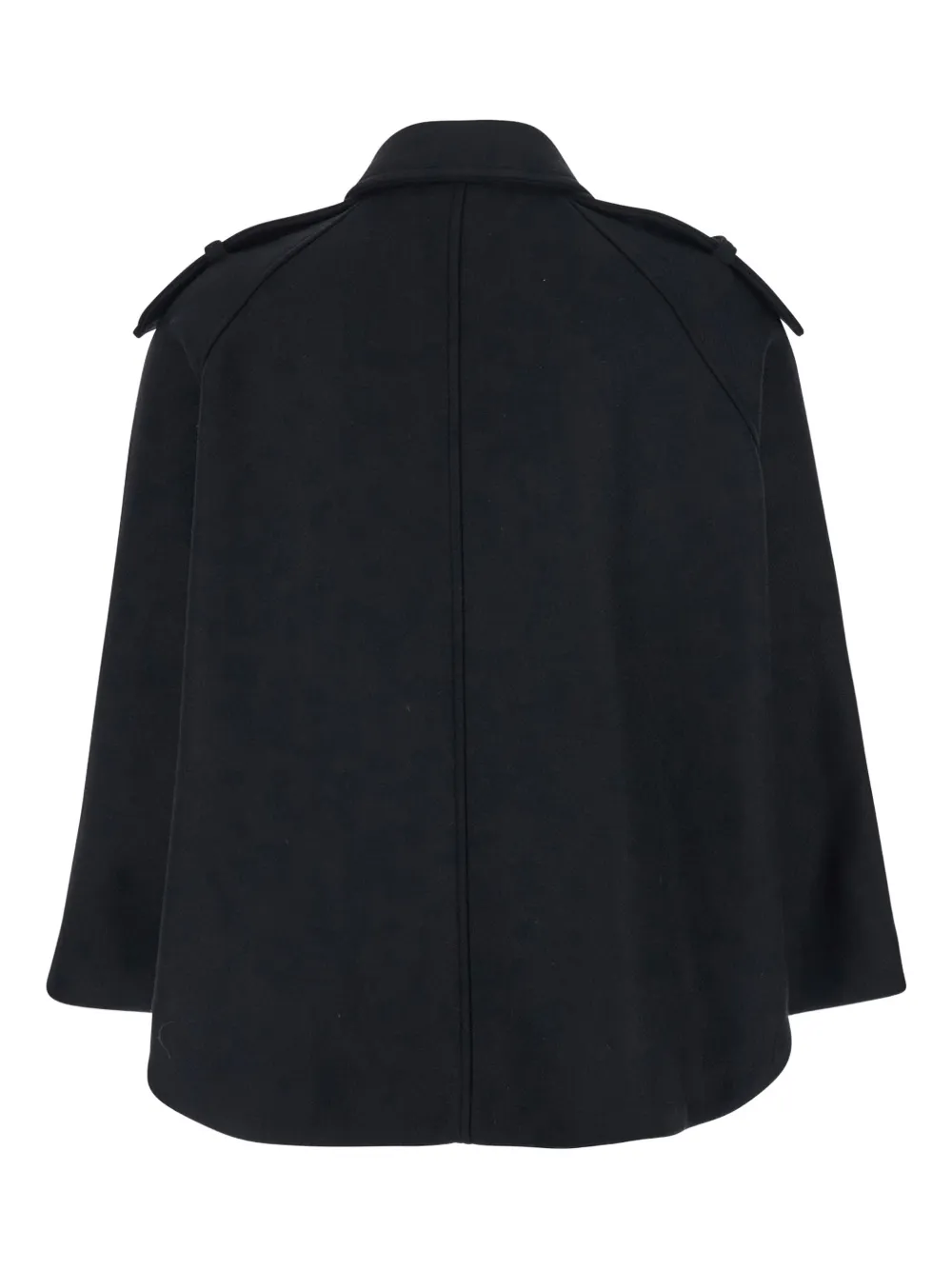 Merci Double-breasted Epaulettes Jacket In Black