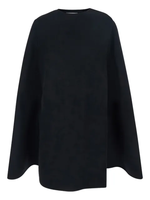 Federica Bonifaci crew-neck cape