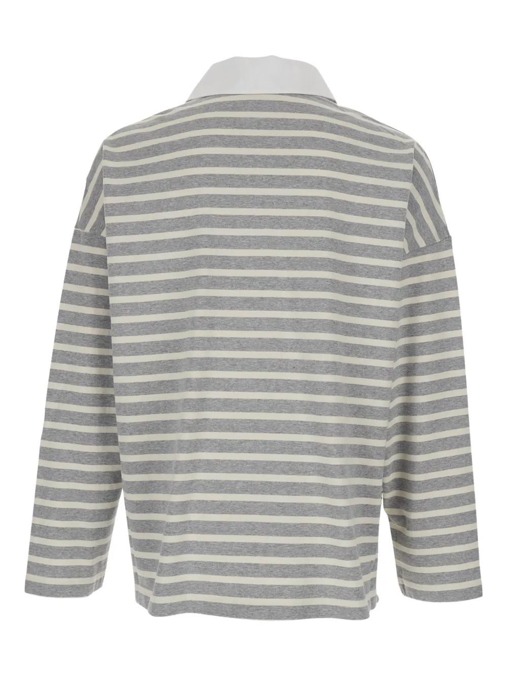 JORDANLUCA striped logo polo shirt - Grijs