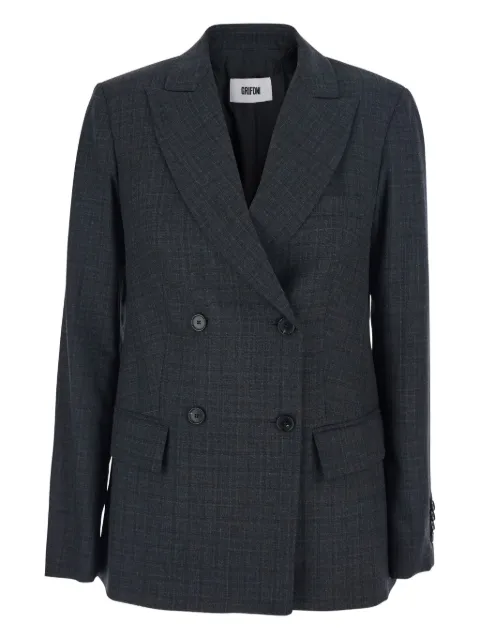 Grifoni double-breasted checked blazer
