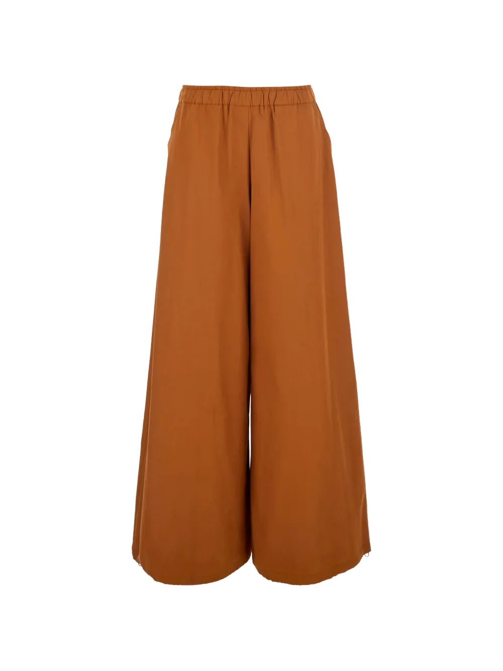Merci drawstring-cuff wide-leg trousers - Marrone