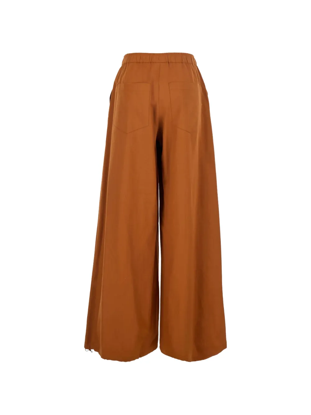 Merci Broek met wijde pijpen en trekkoord Bruin