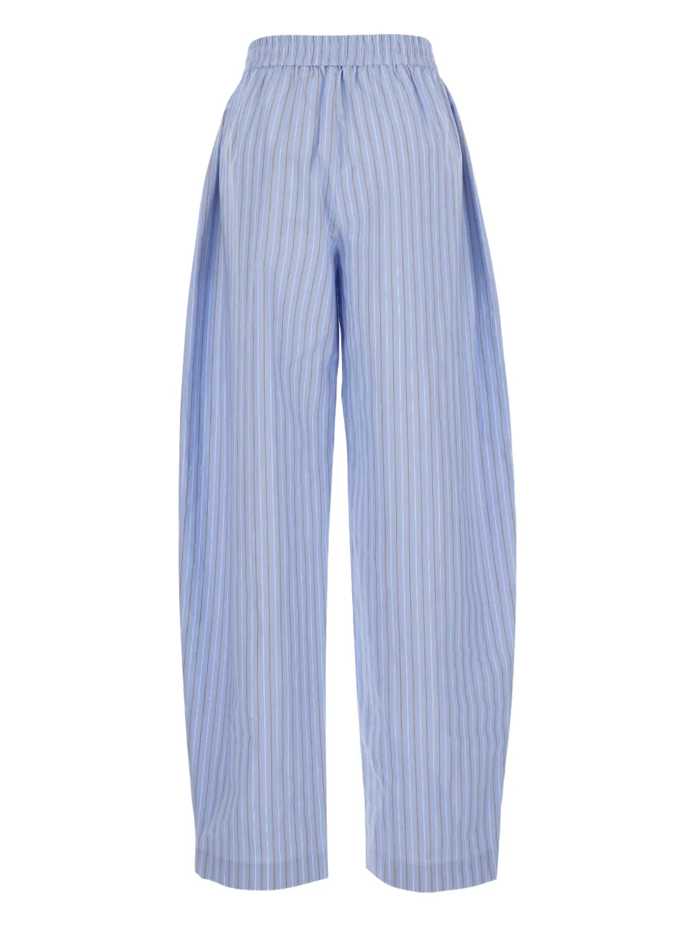 ROTATE BIRGER CHRISTENSEN elasticated striped trousers - Blauw