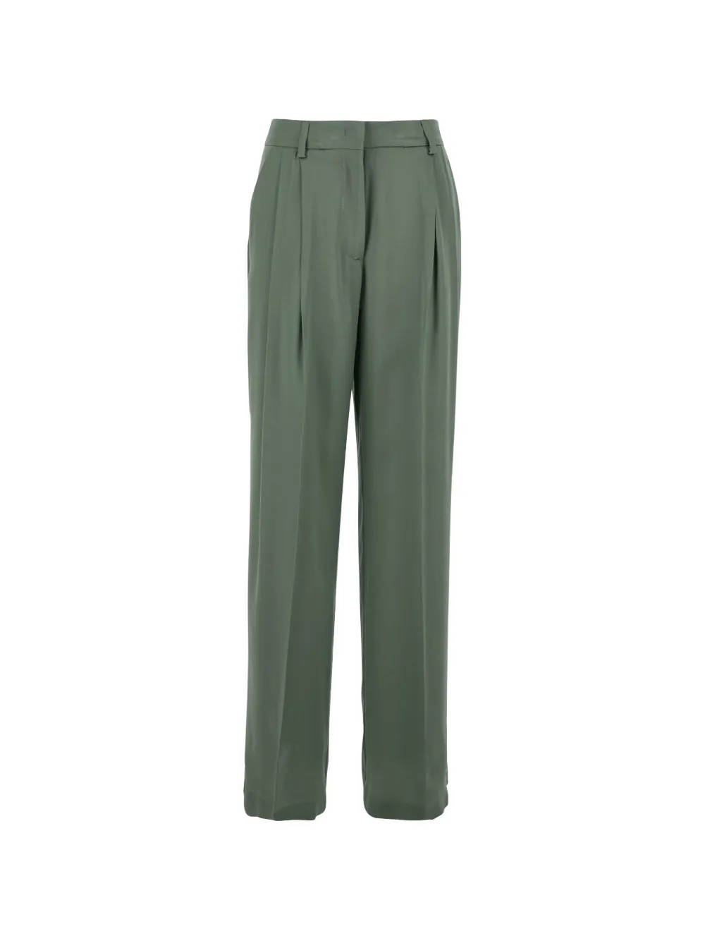 Semicouture Pantaloni sartoriali con pieghe - Verde