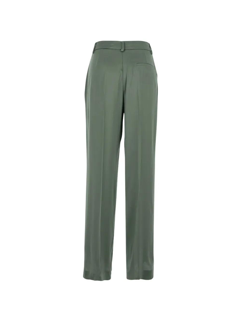 Semicouture Pleated Tailored Trousers - Green 