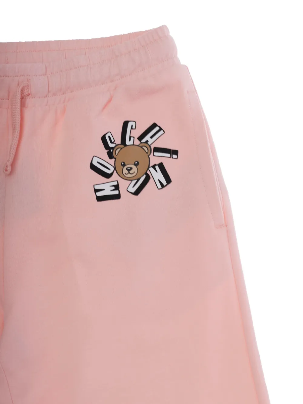 Moschino Kids Trainingsbroek met logo Roze