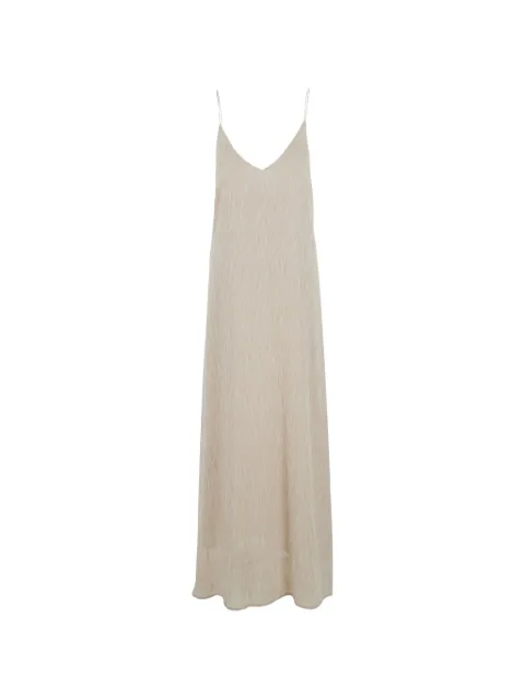 RAME frayed V-neck maxi dress