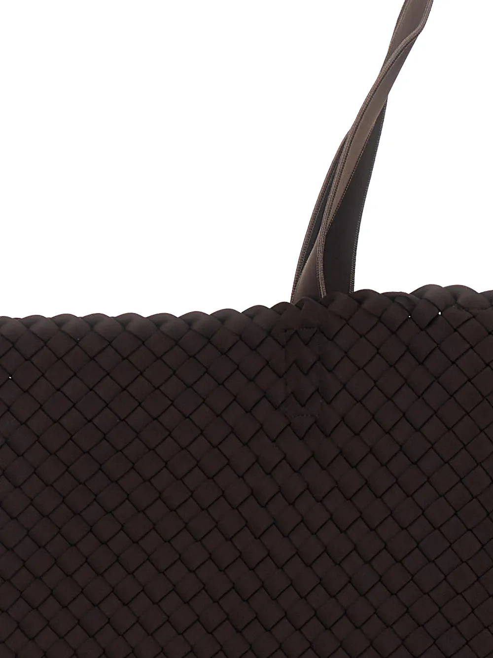  Naghedi Large Como Woven Tote Bag - Brown 