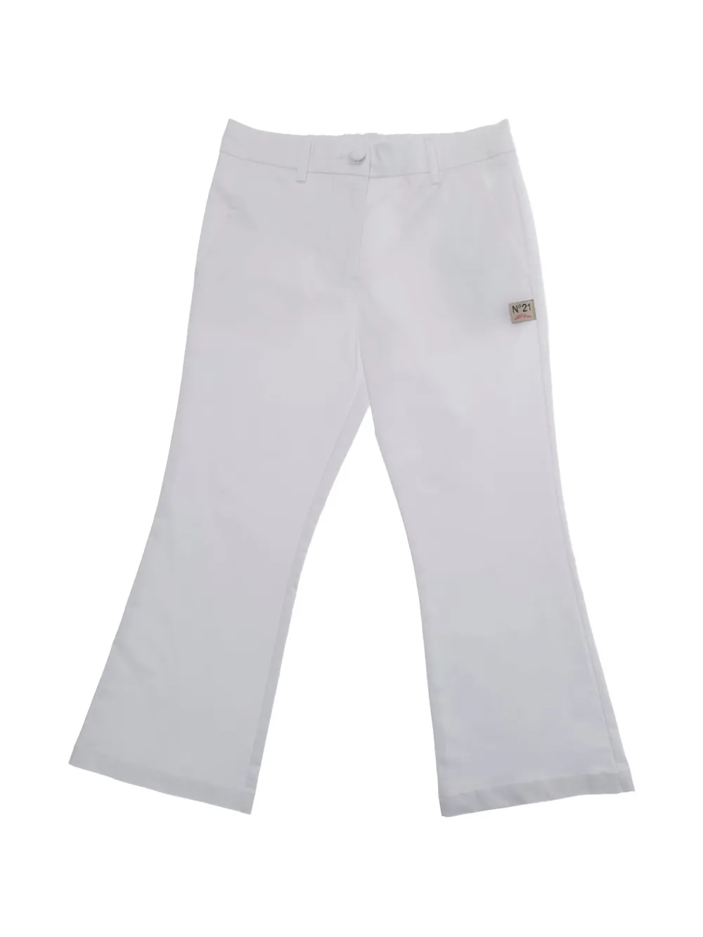 Nº21 Kids flared trousers - Bianco
